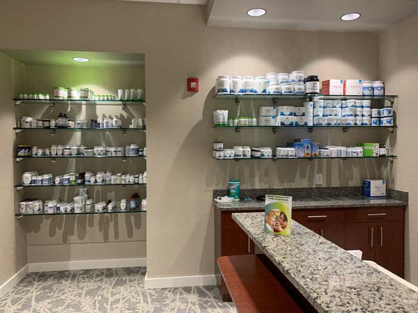 Supplements are available for purchase at Carolina Total Wellness.